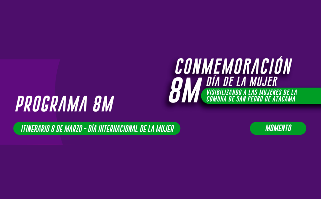 Conmemoración del 8M organizada por SQM Litio con charlas y relatos de mujeres del territorio.